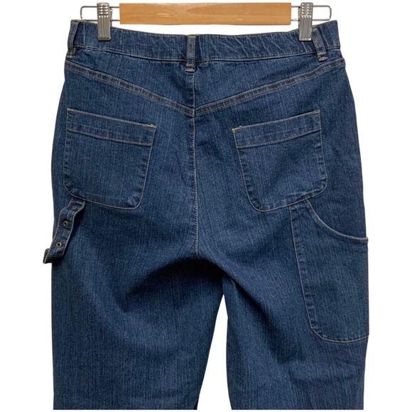 Erika Dark Blue Jeans w/Rhinestone Button - Picture 5 of 5